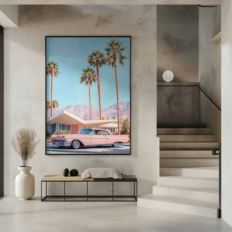 "California Vintage Car" Wall Art