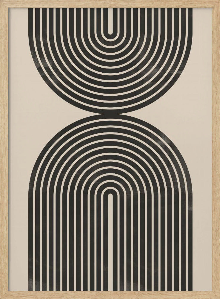 "Black Arch Line Art" Wall Art
