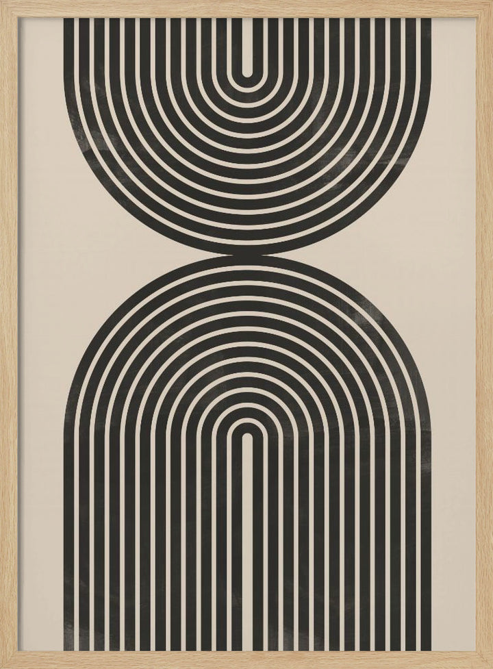 "Black Arch Line Art" Wall Art