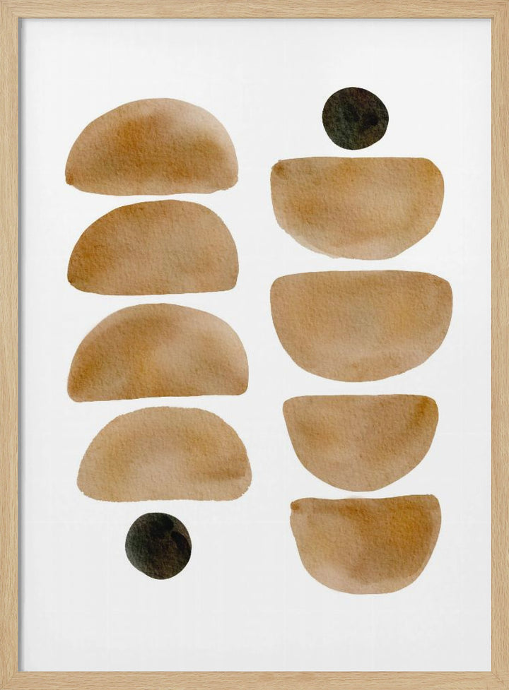"Geometric Brush" Wall Art