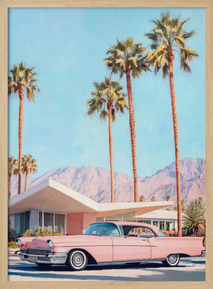 "California Vintage Car" Wall Art