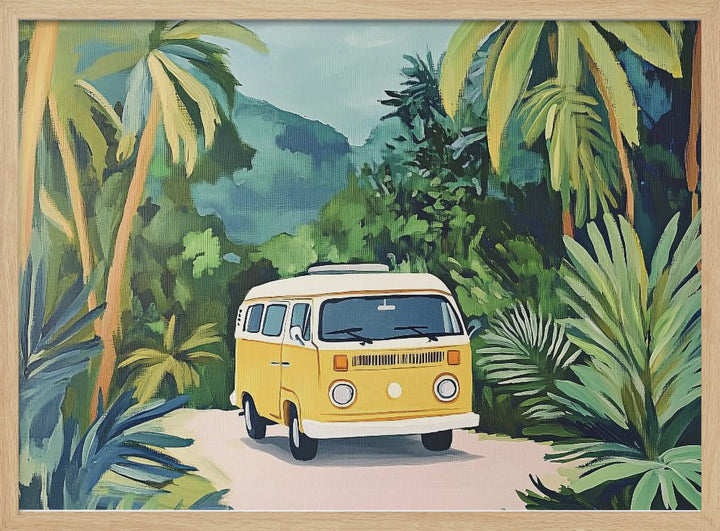 "Vintage Camper Van" Wall Art