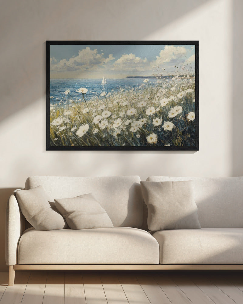 Open box Wild Flowers Field Wall Art wall art