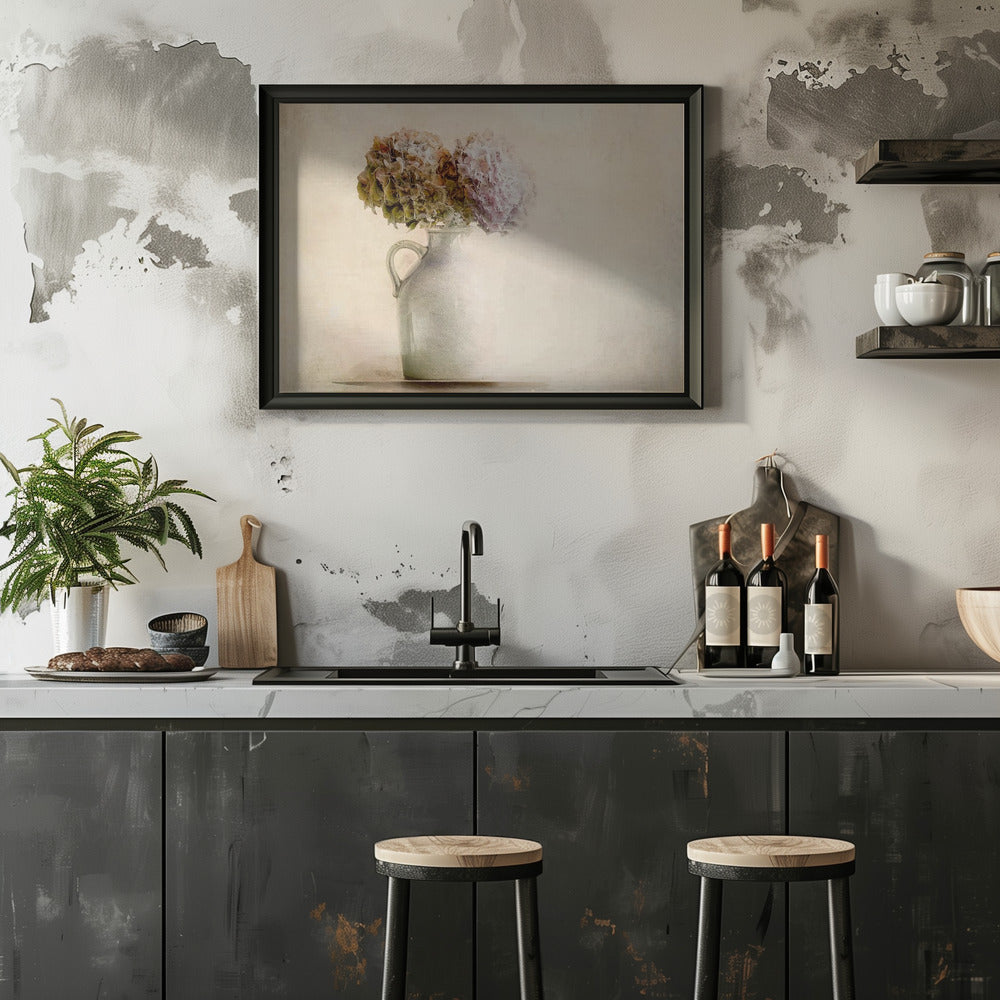 "Dry bouquet" Framed Textured Wall Art
