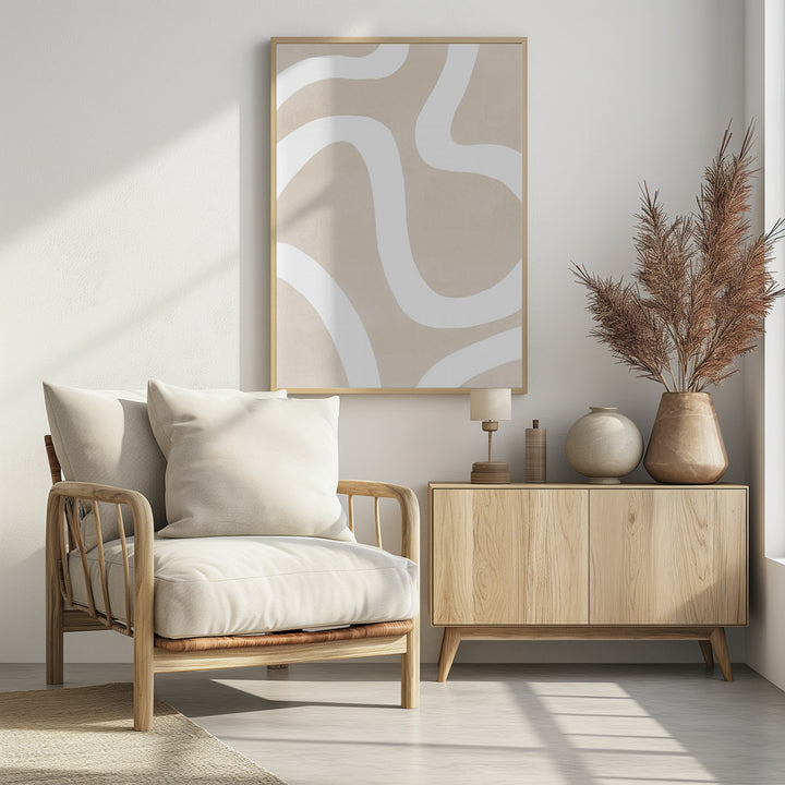 "Squiggly Abstract Art" Wall Art
