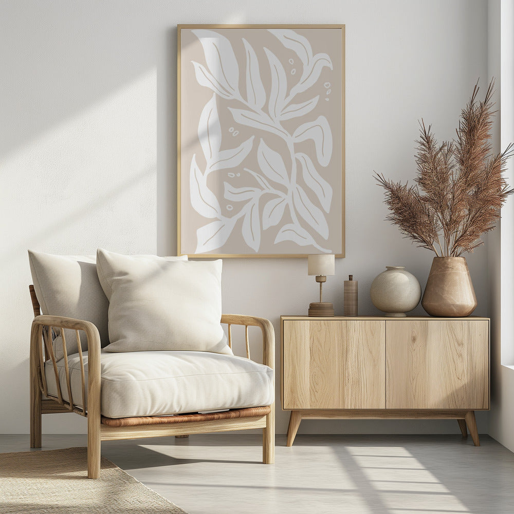"Abstract Leaves" Wall Art