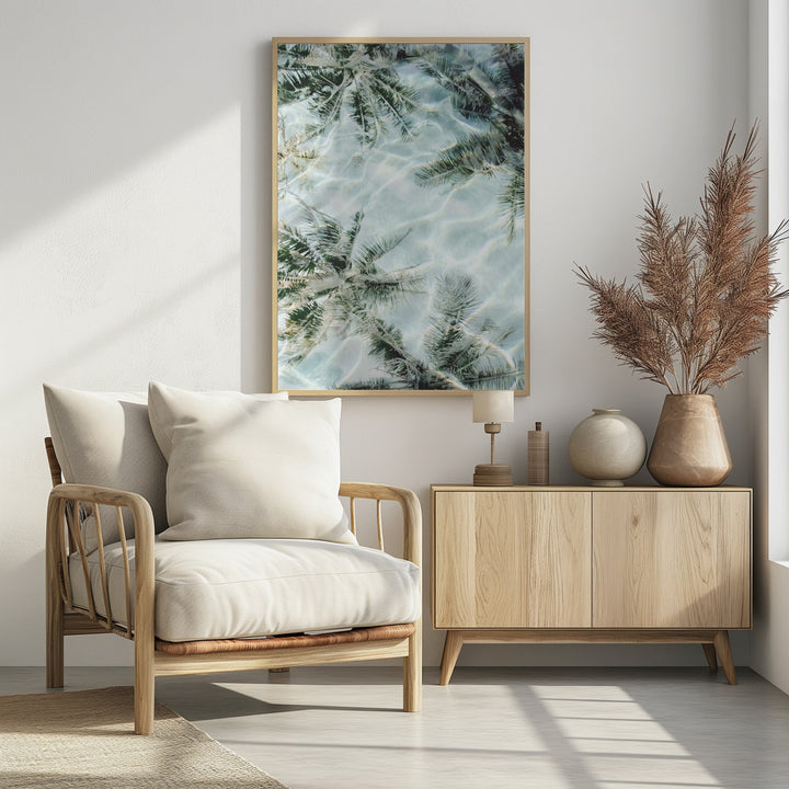 "Beach Vibes II" Framed Textured Wall Art