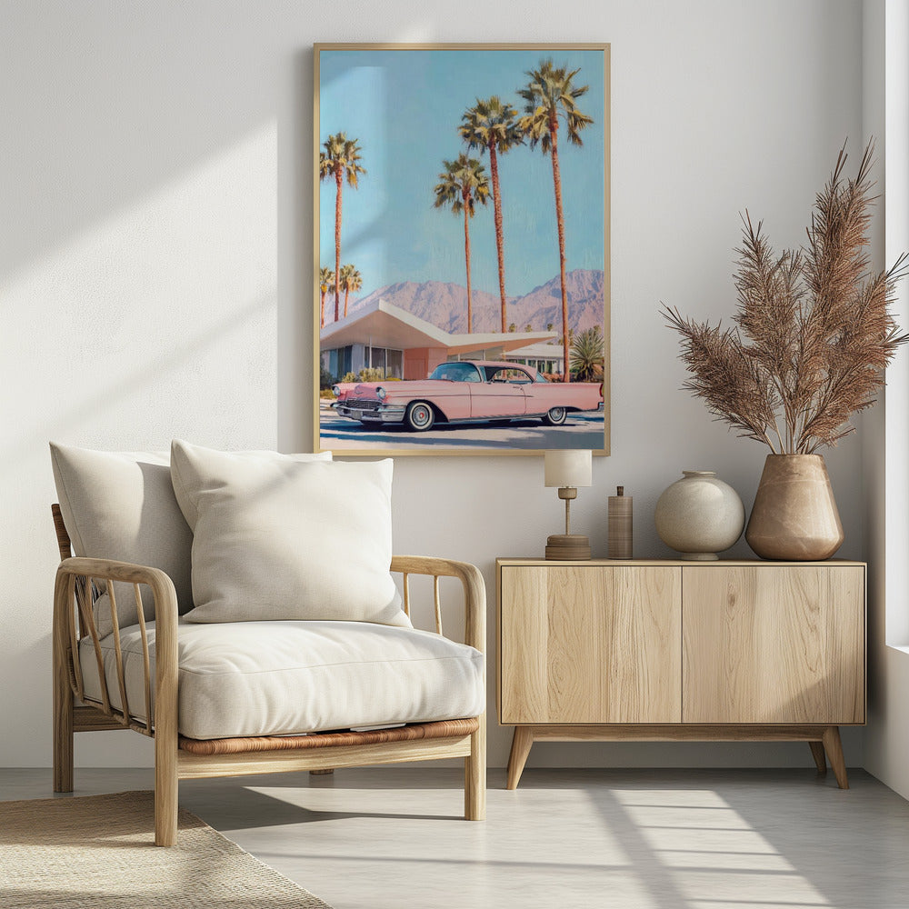 "California Vintage Car" Wall Art
