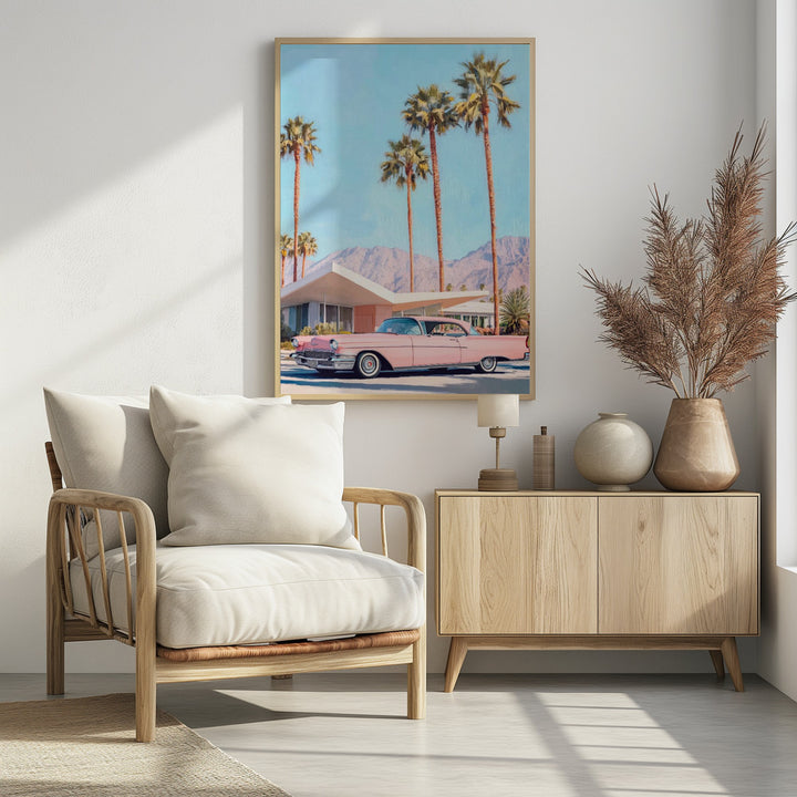 "California Vintage Car" Wall Art