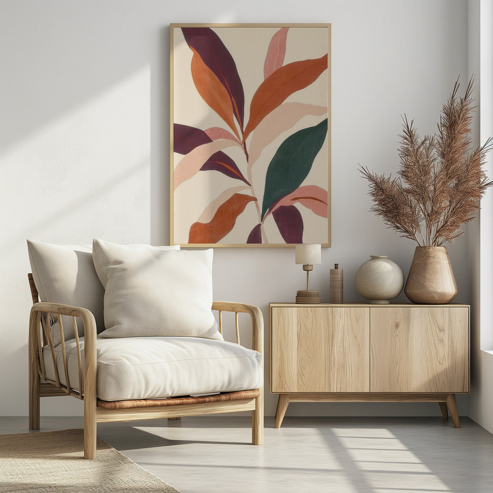 "Abstract Plant" Wall Art