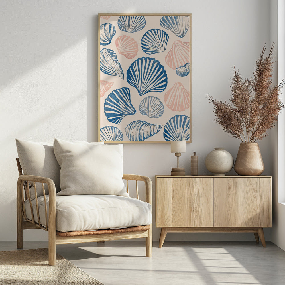 "Seashell Pattern" Wall Art