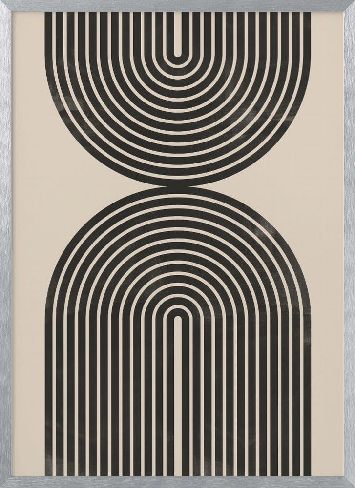 "Black Arch Line Art" Wall Art