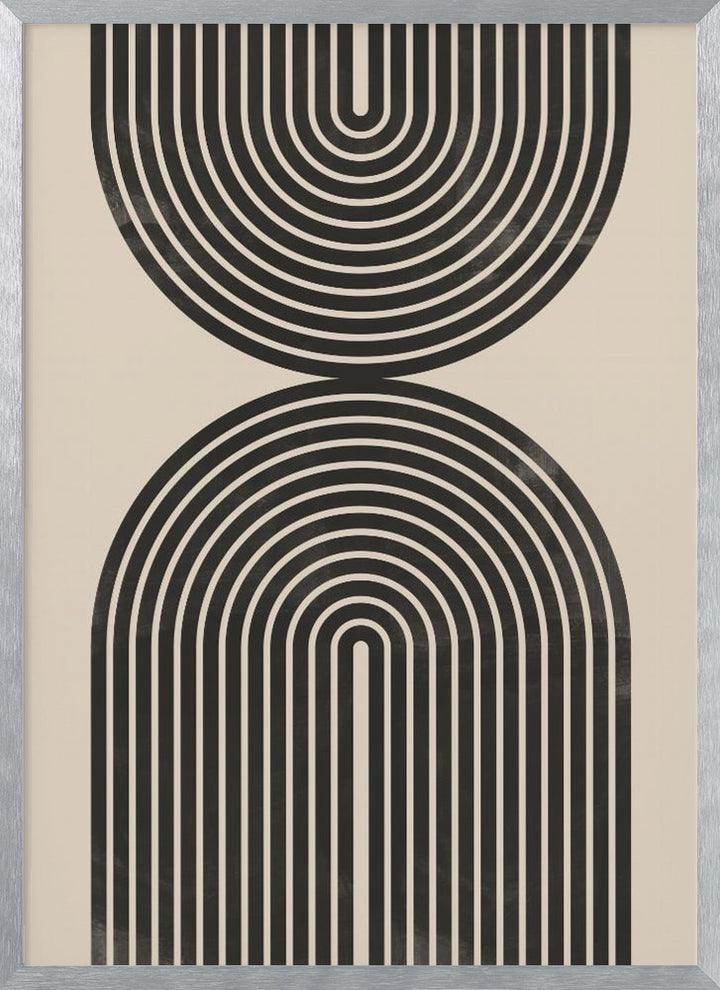 "Black Arch Line Art" Wall Art