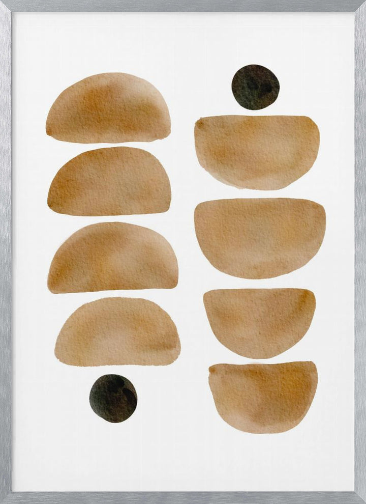 "Geometric Brush" Wall Art