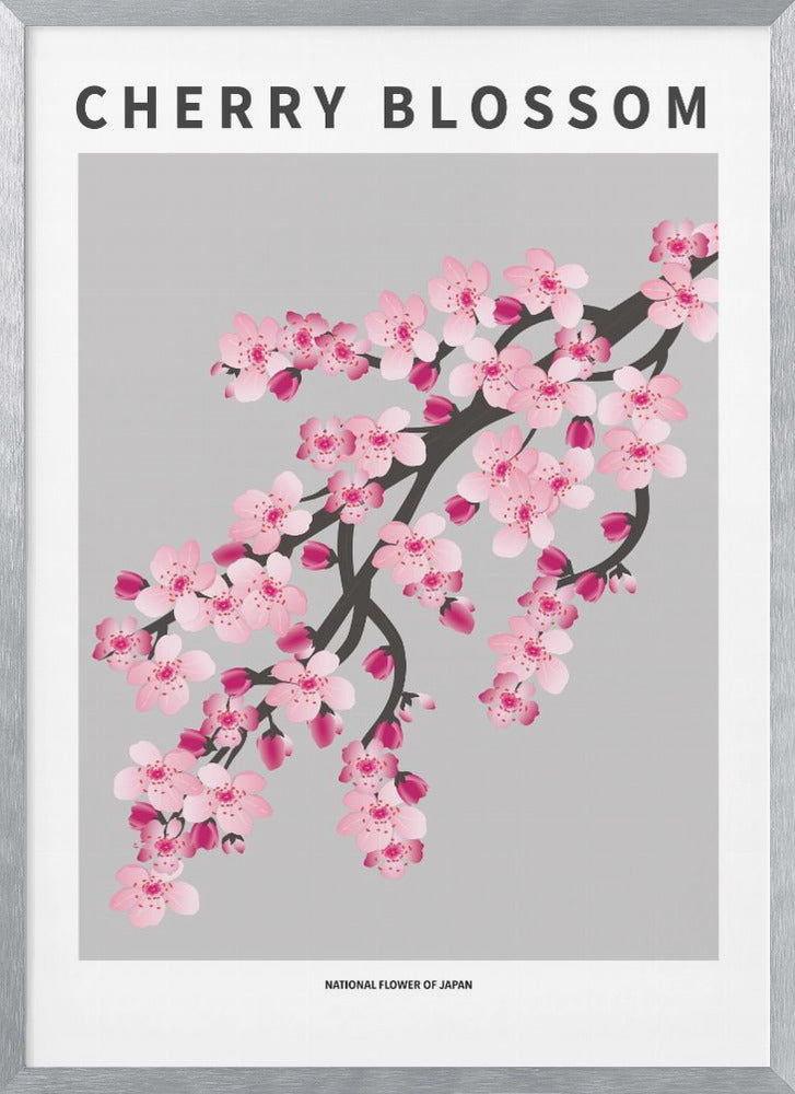 "Cherry blossom" Framed Textured Wall Art