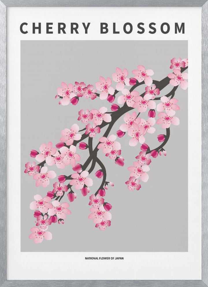 "Cherry blossom" Framed Textured Wall Art