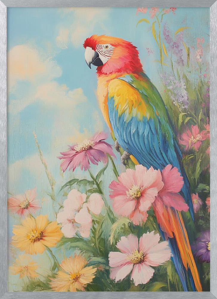 "Colorful Parrot" Wall Art