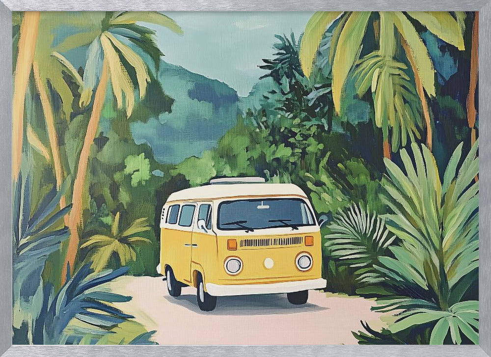"Vintage Camper Van" Wall Art