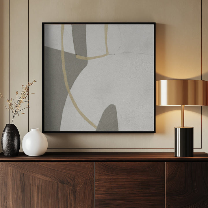 "Ancestry #3" Framed Canvas Wall Art by Alma Studio