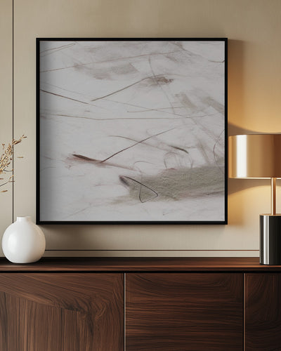 "Fragmented #1" Framed Canvas Wall Art by Alma Studio