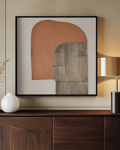 "PlissAa III" Framed Canvas Wall Art by Alma Studio