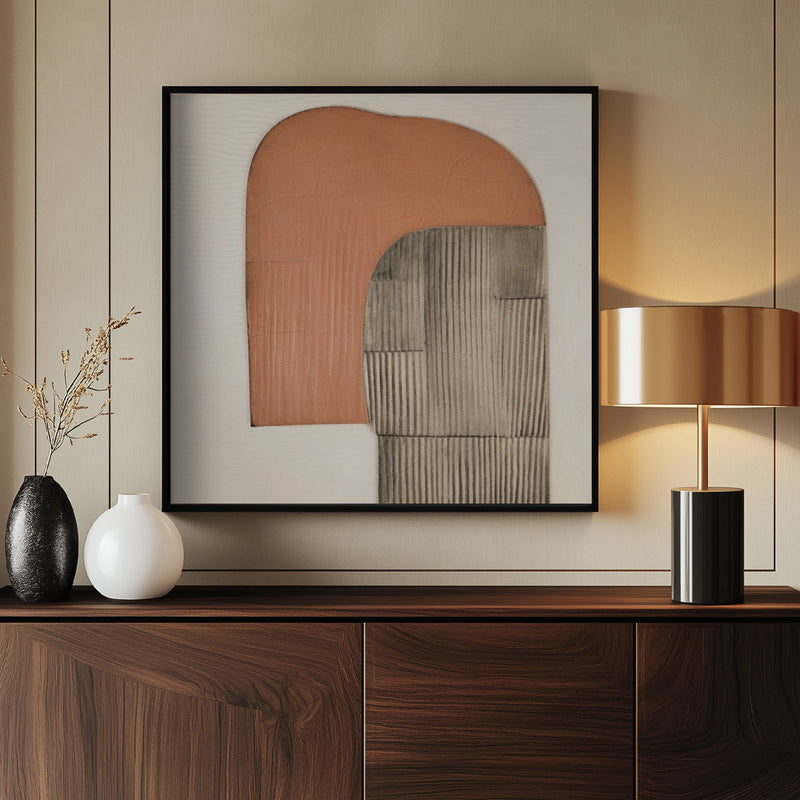 "PlissAa III" Framed Canvas Wall Art by Alma Studio