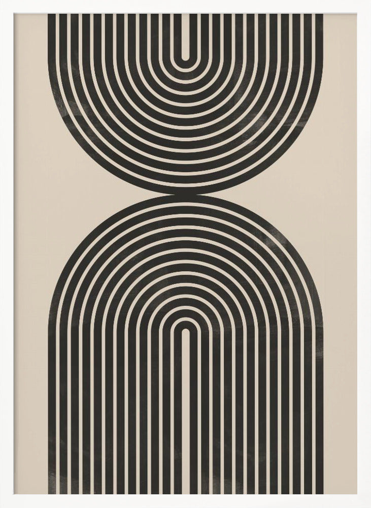 "Black Arch Line Art" Wall Art