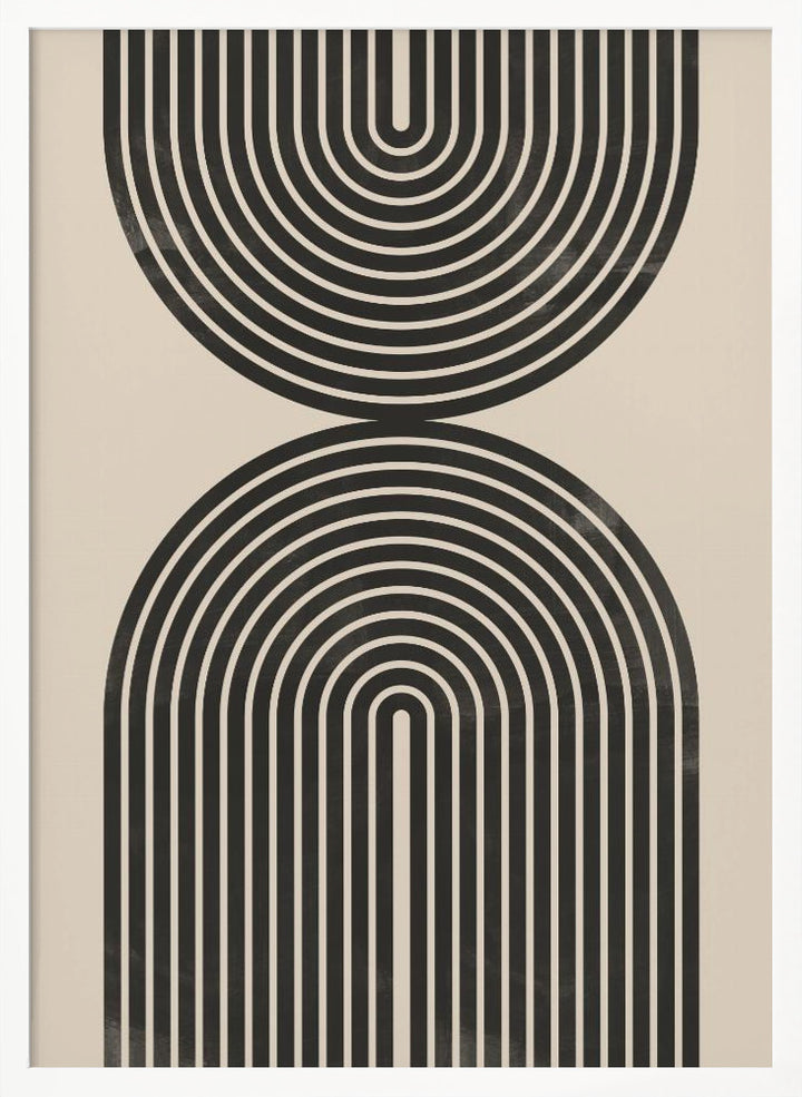 "Black Arch Line Art" Wall Art