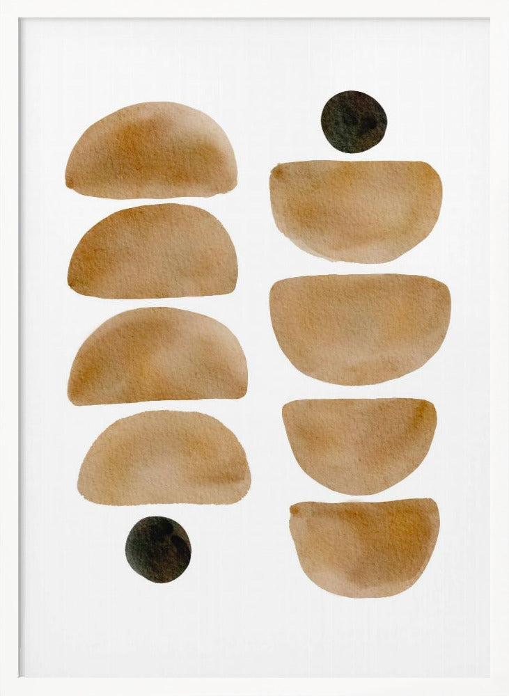 "Geometric Brush" Wall Art