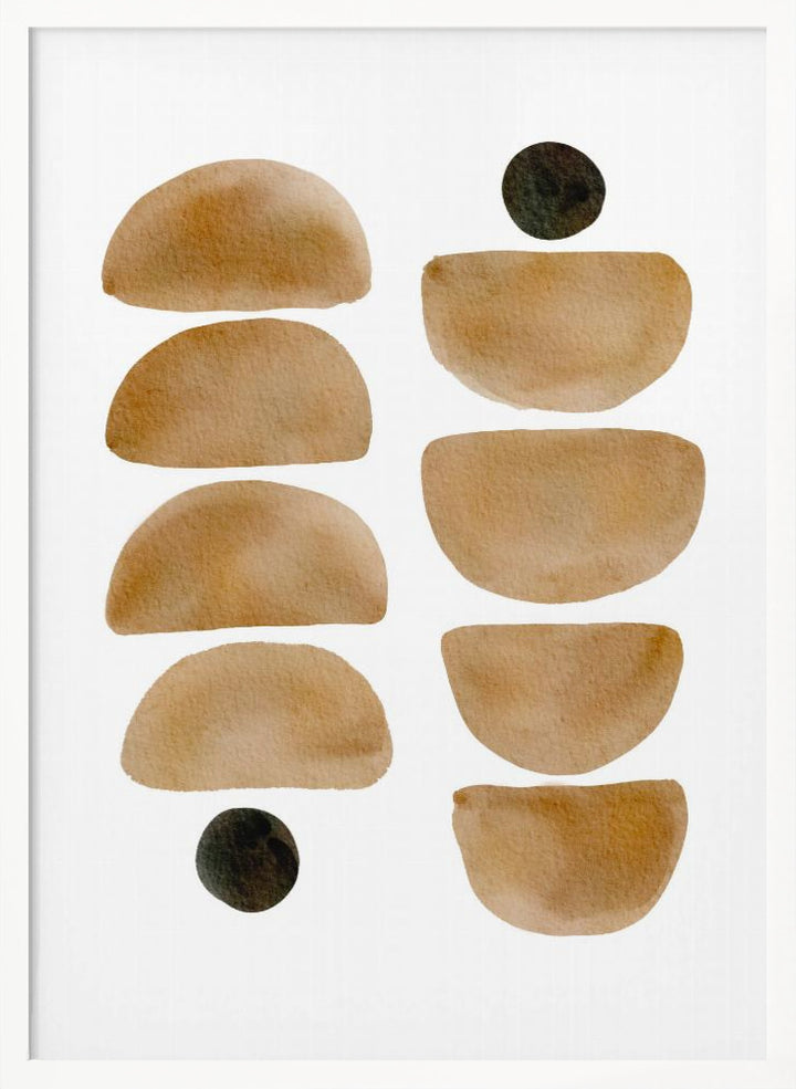 "Geometric Brush" Wall Art