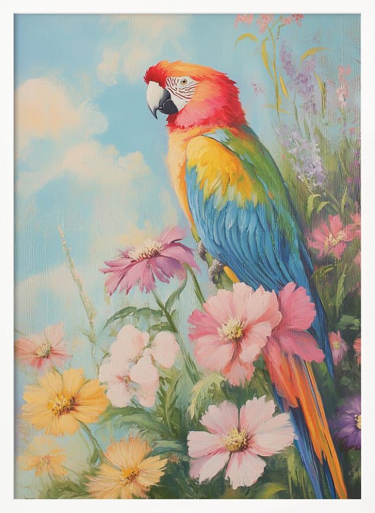 "Colorful Parrot" Wall Art