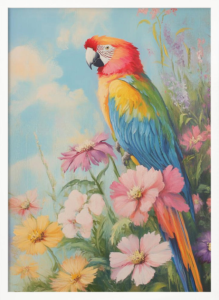 "Colorful Parrot" Wall Art