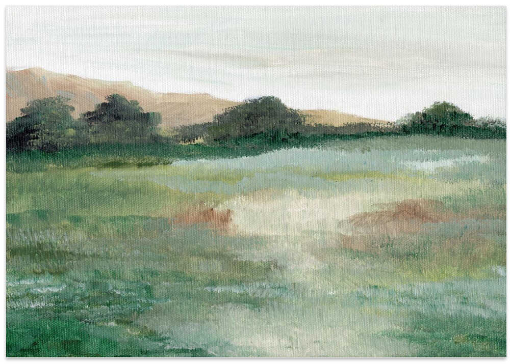 "Soft Meadow Landscape" by Nikita Jariwala — Landscape Wall Art