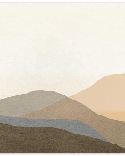 "Layered Mountain Horizon" by Arohika Verma — Landscape Wall Art