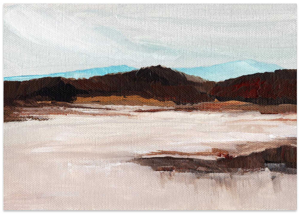 "Muted Mountain Landscape No. 2" by Nikita Jariwala — Landscape Wall Art