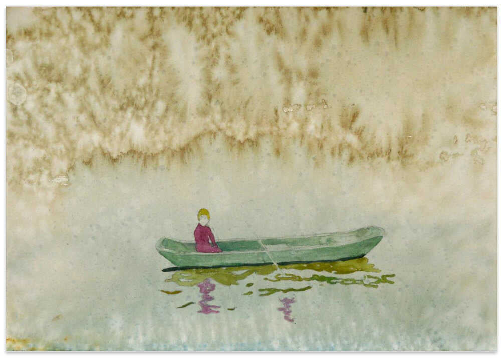 Quiet Boat Reflection