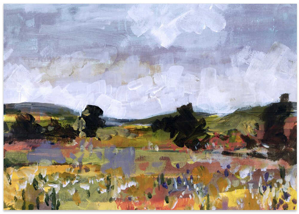 Vibrant Countryside Fields