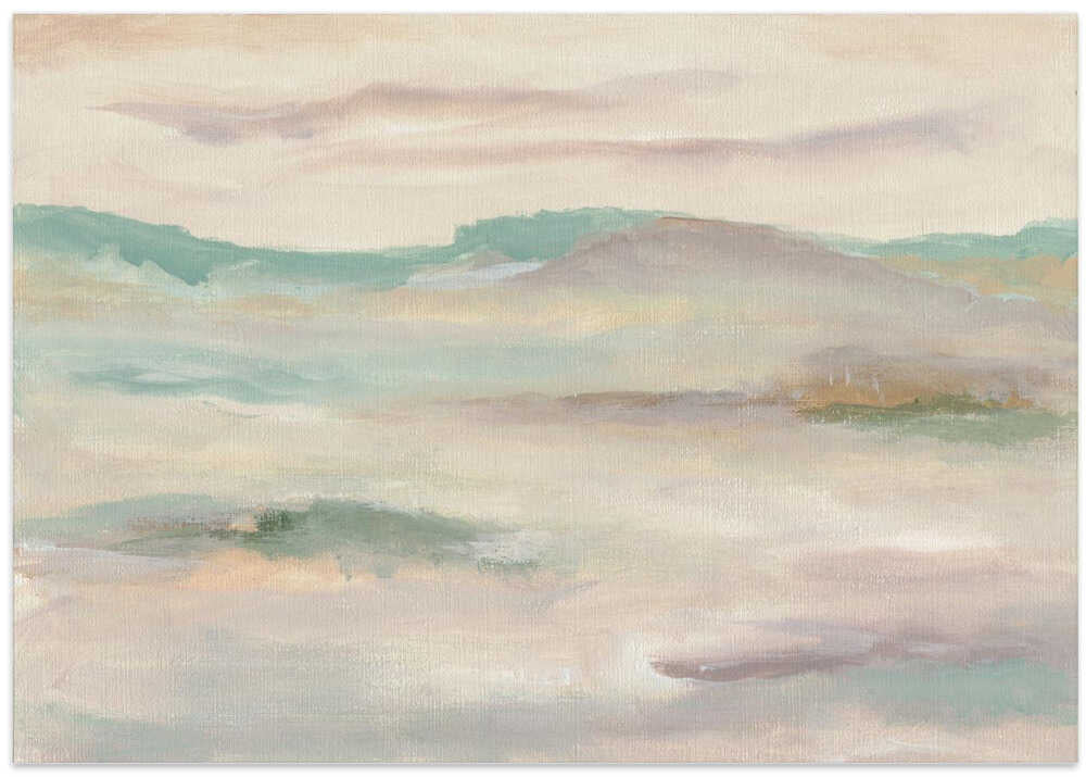 "Misty Mountain Horizon" by Nikita Jariwala — Landscape Wall Art