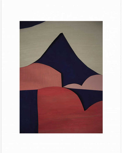 Abstract Mountain Landscape