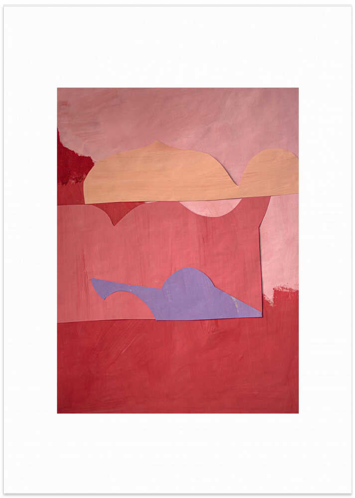 Abstract Sunset Shapes