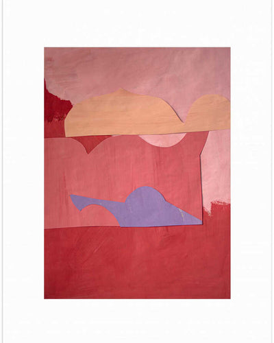 Abstract Sunset Shapes