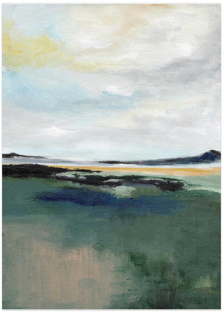 "Serene Marsh Landscape No. 3" by Nikita Jariwala — Landscape Wall Art