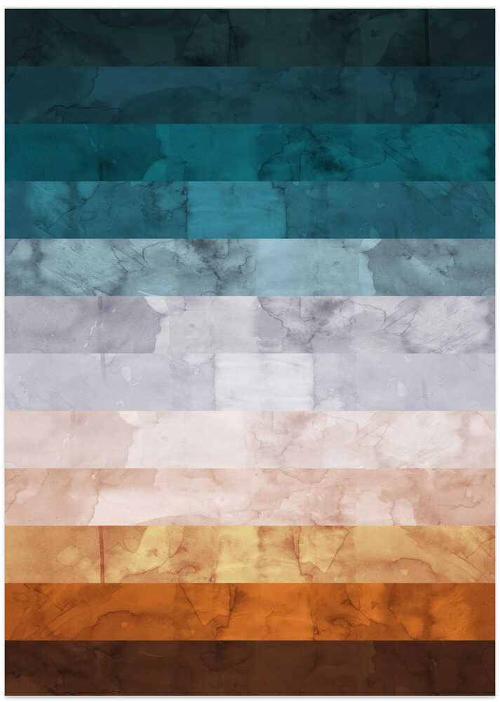 Serene Watercolor Stripe Texture