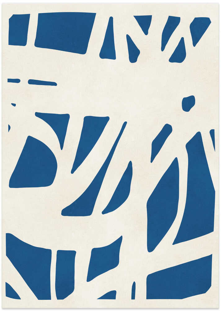 Organic Blue Abstraction