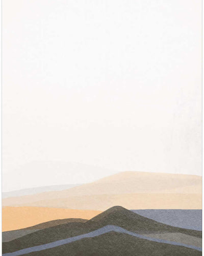 "Abstract Desert Horizon" by Arohika Verma — Landscape Wall Art