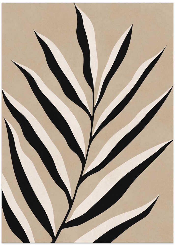 Minimalist Palm Leaf