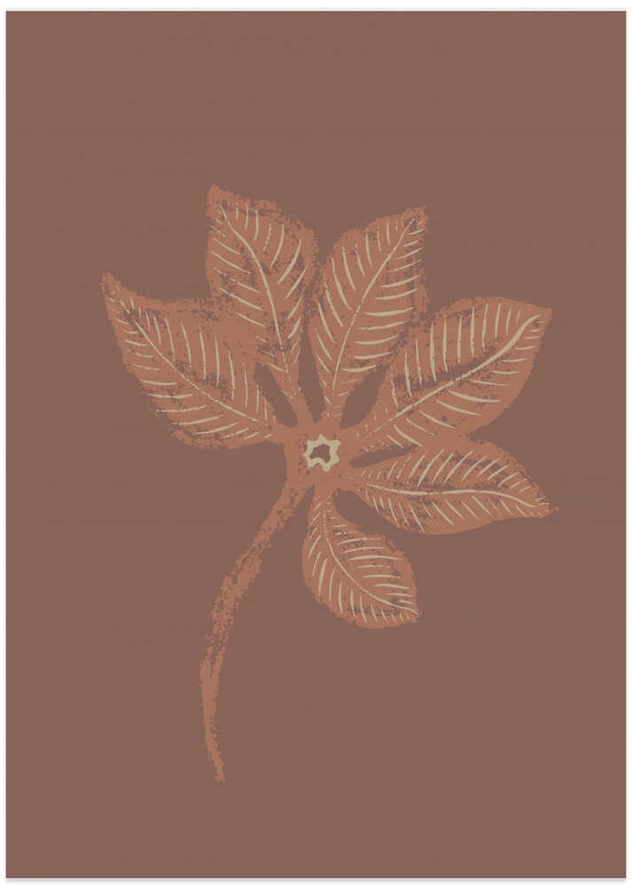 "Textured Botanical Leaf" by Nikita Jariwala — Botanical Wall Art
