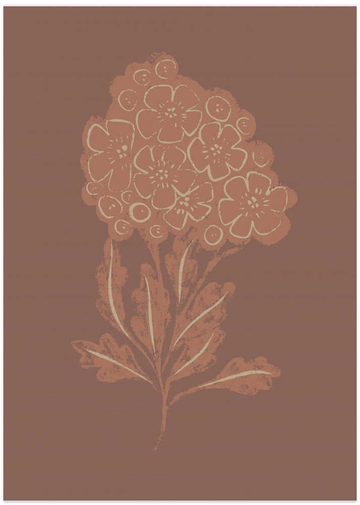 "Rustic Botanical Bloom" by Nikita Jariwala — Botanical Wall Art