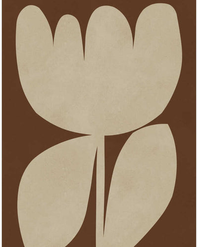 Earthy Abstract Bloom