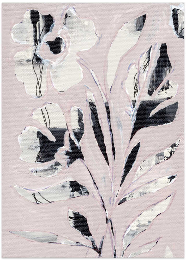 "Modern Pink Floral" by Nikita Jariwala — Botanical Wall Art